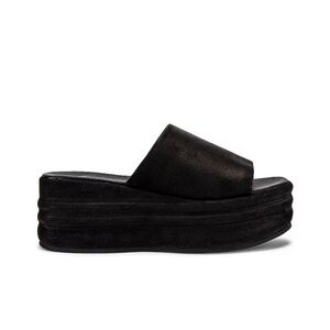 Free people Black Harbor Platform Slide Sandals